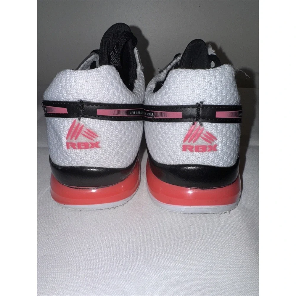 Reebok live life active size 9 women RBX White black pink Run Walk Spring Summer